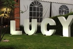 Decoración Letras gigantes
