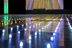Pista iluminada